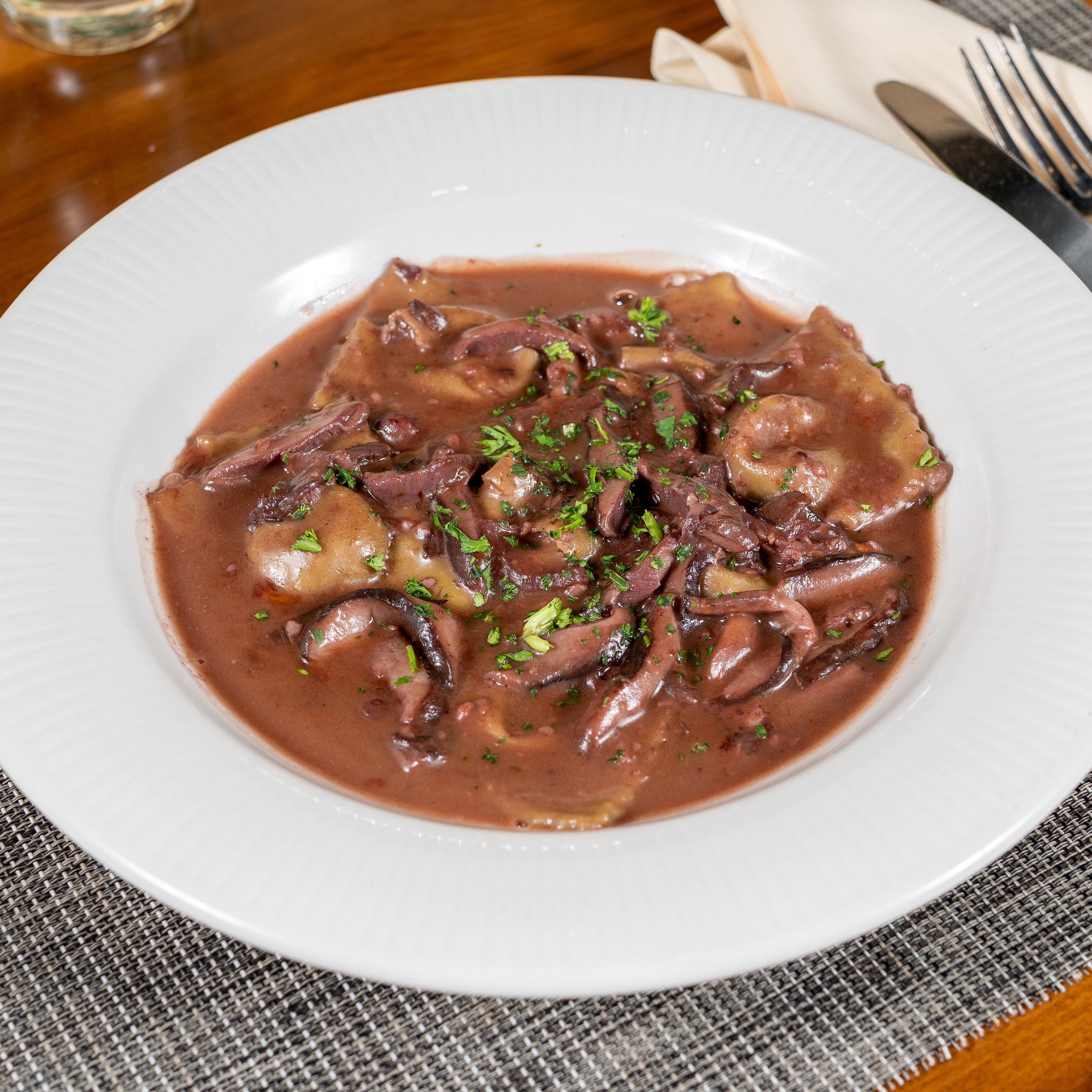 Lamb Ravioli.