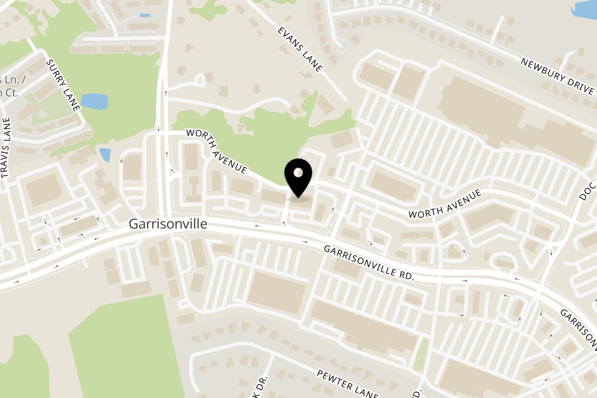 Map showing the location of Robiolina Italian Cuisine on 356 Garrisonville Rd in Stafford